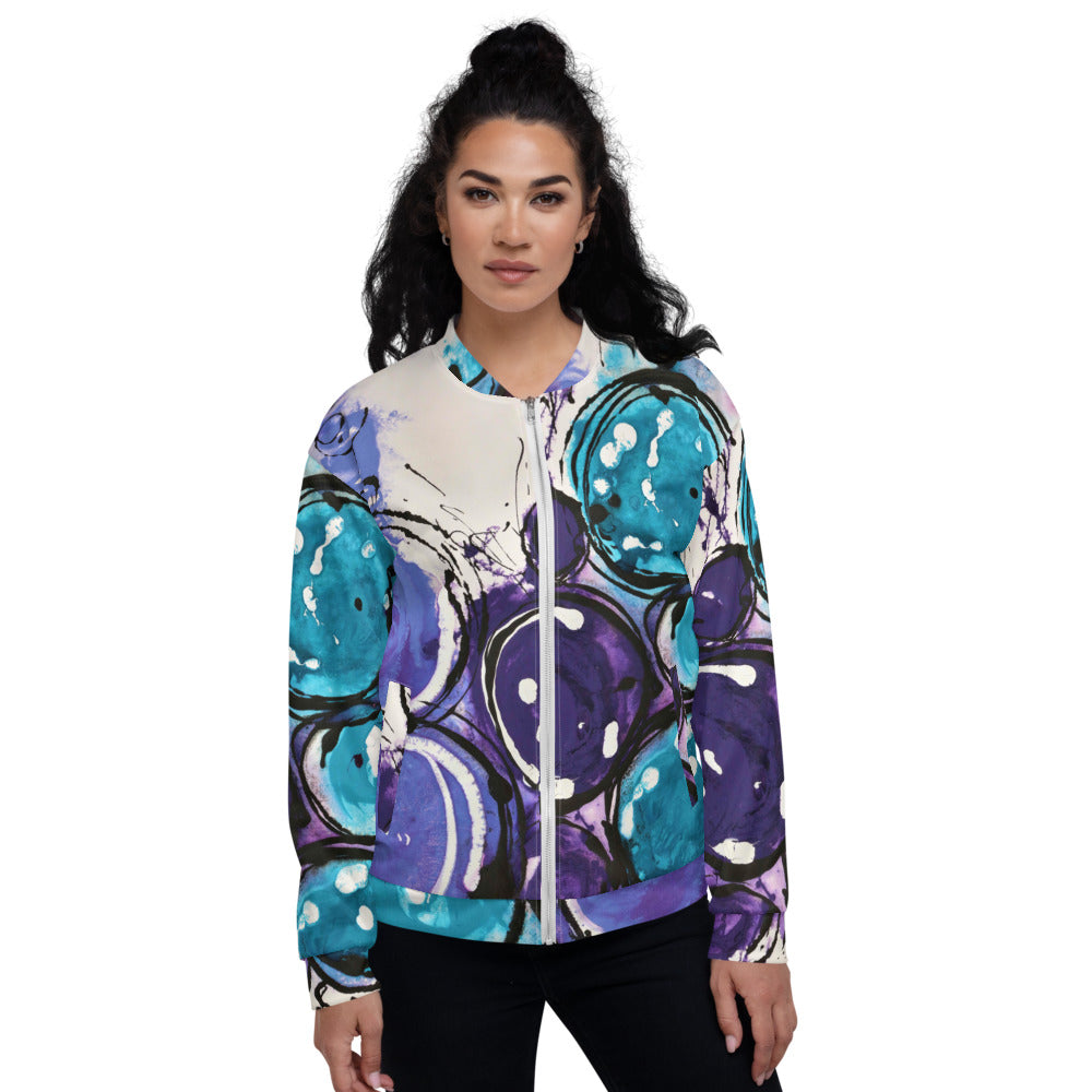 SPREY PRINTED BOMBER JACKET サイズ3 SPREY PRINTED BOMBER JACKET サイズ3 SPREY PRINTED BOMBER JACKET